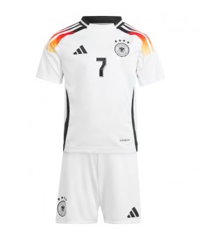 Billiga Tyskland Kai Havertz #7 Hemmatröja Barn EM 2024 Kortärmad (+ Korta byxor)